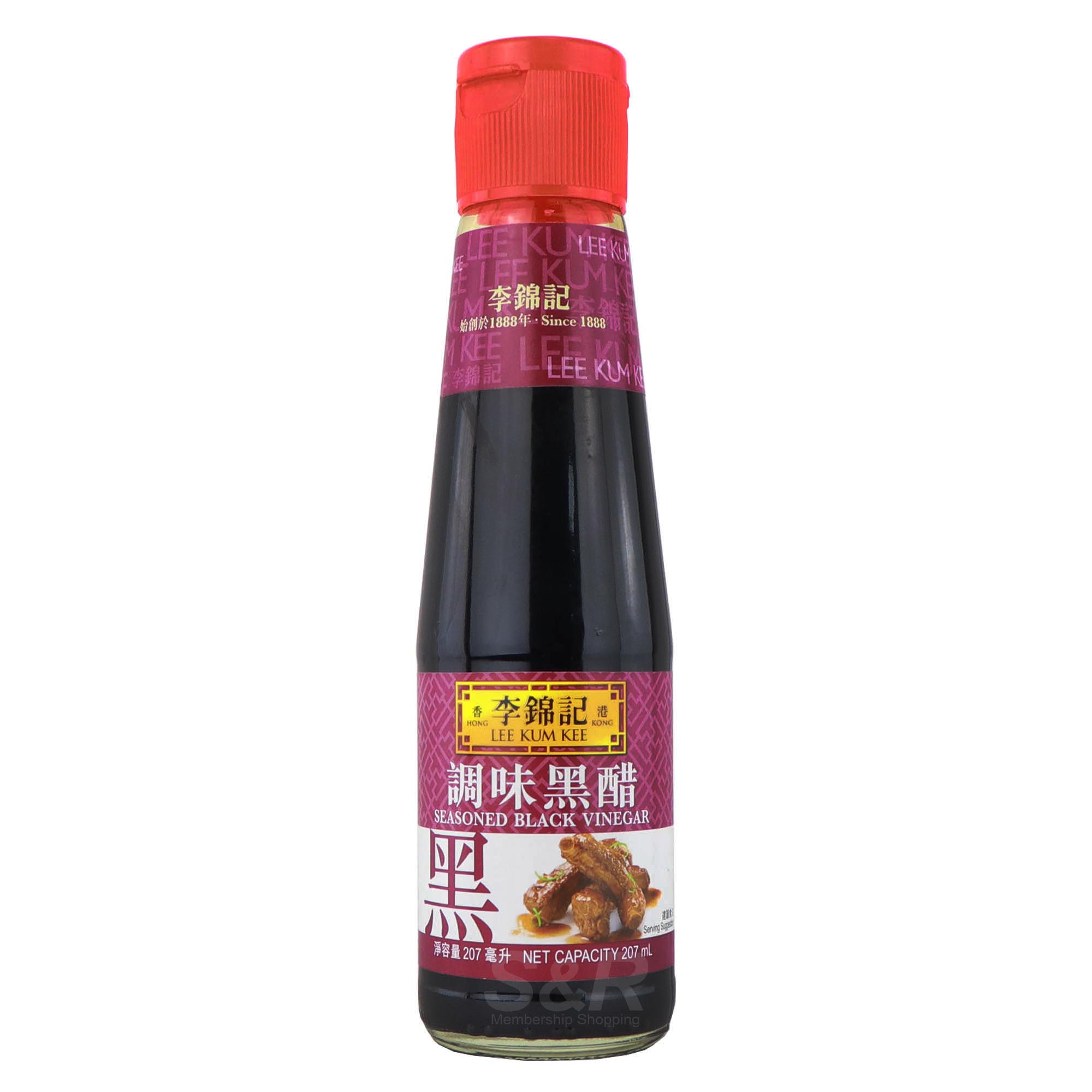 Lee Kum Kee Seasoned Black Vinegar 207mL Lee Kum Kee Seasoned Black Vinegar 207mL